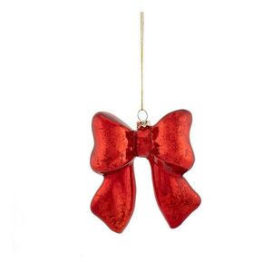 Üveg karácsonyfadísz 3, 5 cm Bow – Sass & Belle kép