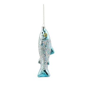 Üveg karácsonyfadísz 5 cm Sardine – Sass & Belle kép