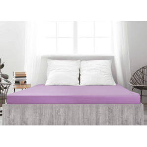 Mako-jersey pamut lepedő LUXORA 180x200 cm lila kép