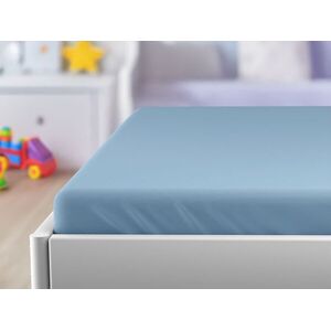 Jersey gyerek lepedő 60x120 cm világoskék kép