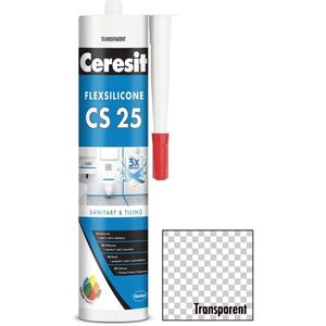 Ceresit szaniter szilikon CS 25 átlátszó, 280 ml kép