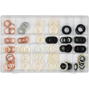 YATO Alátét készlet ((Alu, Cu, Nylon, NBR, FIBER), 120 részes kép