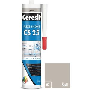 Ceresit szaniter szilikon CS 25 szürke, 280 ml kép