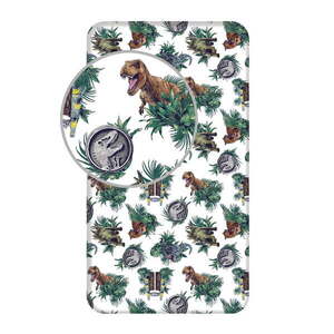 Gumis pamut gyerek lepedő 90x200 cm Jurassic World "Roar" – Jerry Fabrics kép