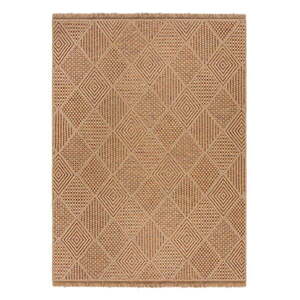 Natúr színű kültéri-beltéri szőnyeg 200x290 cm Nora Diamond – Flair Rugs kép
