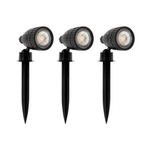 Eglo 31028 - SZETT 3x RGBW LED kültéri lámpatest NEMA-C 1xGU10/5W/230V IP44 fekete + távirányító 31028 kép