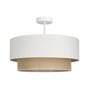 NATIA felületre szerelhető csillár 1xE27/60W/230V átm. 45 cm fehér/barna H0242 kép