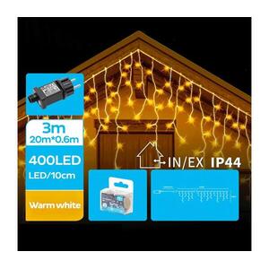 BRILAGI - LED kültéri fényfüzér 400xLED/8 üzemmód, 23x0, 6 m, IP44, meleg fehér B10303ACDB kép