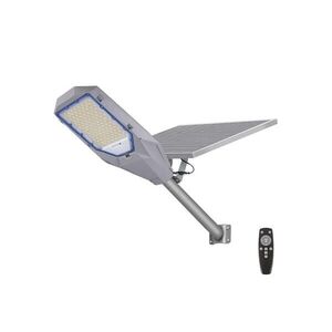 LED fényerőszabályozható utcai lámpa napelemmel LED/200W/20000 mAh 6500K IP65 szürke EKO0548 kép