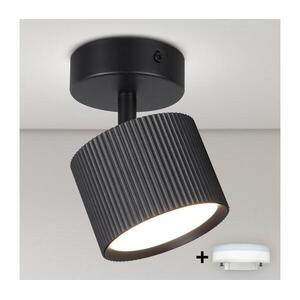 BRILAGI - LED RGB dimmelhető spotlámpa STRIPY 1xGX53/14W/230V pr. 82 mm Wi-Fi Tuya fekete BG2845+IM1490 kép