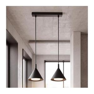 BRILAGI - LED Kábeles csillár CONE DOUBLE 2xGX53/15W/230V fekete WO-E14-G09-BLK-OEM kép