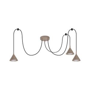 BRILAGI - LED Kábelen függesztett csillár CONE TRIPLE SPIDER 3xGX53/15W/230V bézs WO-E14-G12-BEI-OEM kép