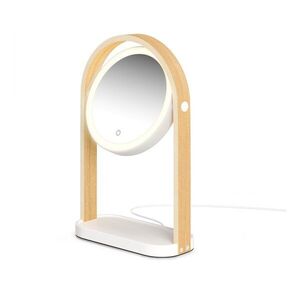 Kozmetikai tükör tömörfa kerettel (tízszeres nagyítás) 12x38 cm Bellwood – Umbra kép
