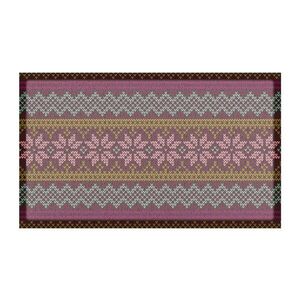 Újrahasznosított műanyag lábtörlő 40x70 cm Fair Isle – Artsy Doormats kép