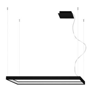 Fekete fém LED függőlámpa TUULA – Thoro kép