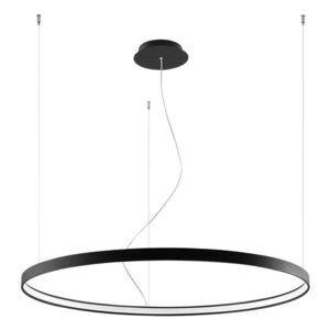 Fekete alumínium LED függőlámpa ø 110 cm RIO – Thoro kép