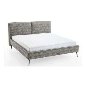 Sötétzöld kárpitozott franciaágy ágyrács nélkül 200x200 cm Infinity – Meise Möbel kép