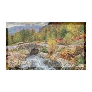 Újrahasznosított műanyag lábtörlő 40x70 cm Autumn Nature Landscape – Artsy Doormats kép