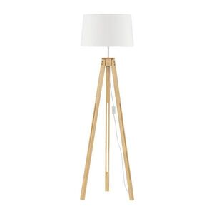 Fehér-natúr színű állólámpa (magasság 145 cm) Leroy – Nova Luce kép