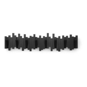 Fekete műanyag fali fogas 72 cm Sticks – Umbra kép
