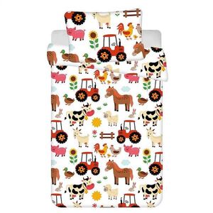 Dadka Povlečení bavlna do postýlky Farma 90 × 130, 45 × 60 cm kép