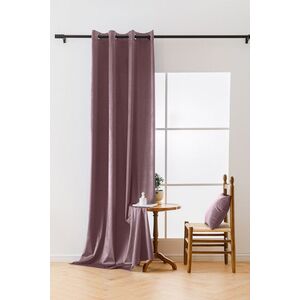 VELVET világos lila sötétítőfüggöny 140x250 cm Felfüggesztés: Hullámos sínszalag kép