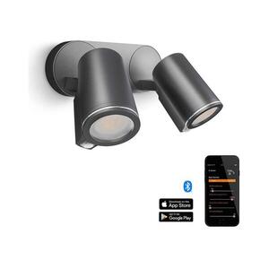 STEINEL 058654- LED Kültéri lámpa érzékelővel SPOT DUO 2xGU10/7, 5W/230V IP44 058654 kép