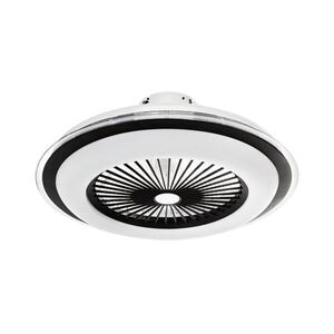 LED Dimmelhető mennyezeti lámpa látorral ZEPHYR LED/48W/230V fekete + távirányító ML1514 kép