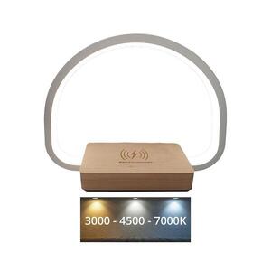 LED Asztali lámpa vezeték nélküli töltéssel LED/10W/5V 3000-7000K 034 0001055 kép