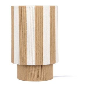 Fehér-natúr színű kötél asztali lámpa (magasság 35 cm) Vienna Stripes – Leitmotiv kép