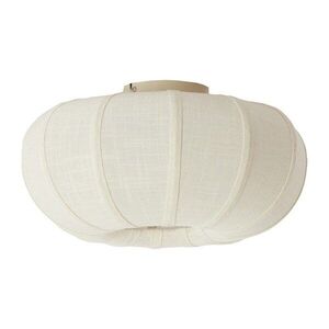 Krémszínű mennyezeti lámpa textil búrával ø 40 cm Zosia – Light & Living kép