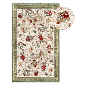 Zöld pamutkeverék szőnyeg karácsonyi mintával 50x80 cm Toy's Delight Green Christmas – Villeroy&Boch kép