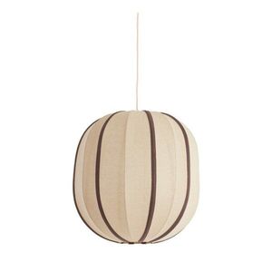 Krémszínű függőlámpa textil búrával Esmiria – Light & Living kép