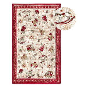 Piros pamutkeverék szőnyeg karácsonyi mintával 50x80 cm Toy's Delight Red Christmas – Villeroy&Boch kép