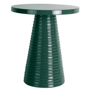 Fém kerek tárolóasztal ø 40 cm Catania Ribbed – Leitmotiv kép