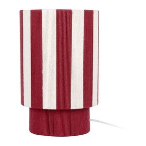 Piros-fehér kötél asztali lámpa (magasság 35 cm) Vienna Stripes – Leitmotiv kép