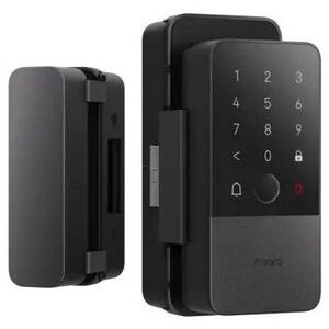 AQARA Smart Glass Door Lock U500 (DL-D20D), fekete kép