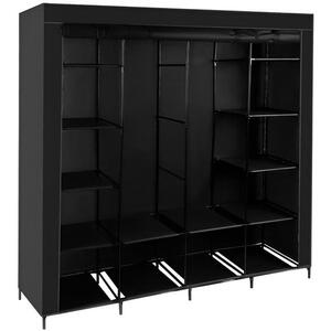 Ruhhy 23740 dupla, 170 × 170 × 42 cm, fekete kép