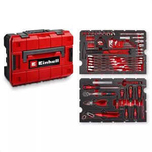 Einhell 49370570 E-Case Kéziszerszám és tartozék készlet, 80 db kép
