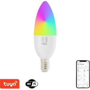 Immax NEO LITE SMART LED izzó E14 6 W színes és fehér WiFi kép