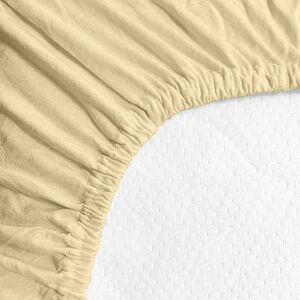 Kaptan Jersey lepedő STANDARD 180 × 200 cm, krémszínű kép