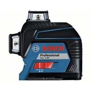 BOSCH Professional GLL 3-80 akkumulátoros keresztlézer céltáblával, 0.601.063.S00 (kofferrel, 4× AA) kép