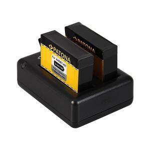 PATONA - Töltő Dual GoPro Hero 4 USB + 2x akkumulátor Aku 1160mAh PT1983B kép