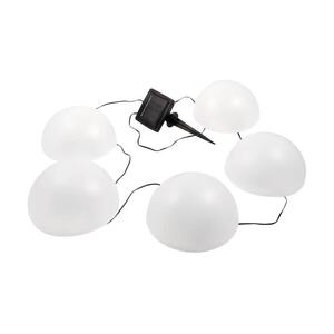 LED RGB Napelemes lámpa HEMI LED/0, 1W/1, 2V 600 mAh IP44 fehér EKO0450 kép