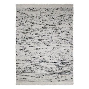 Szürke-elefántcsont színű kézi szövésű gyapjú szőnyeg 140x200 cm Ellsa – Flair Rugs kép