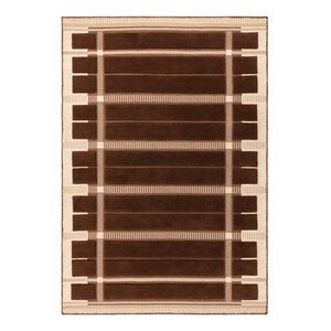 Barna-bézs kézi szövésű gyapjú szőnyeg 160x230 cm – Asiatic Carpets kép