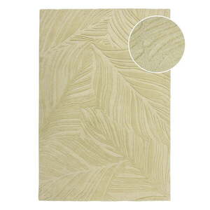 Zöld gyapjú szőnyeg 200x290 cm Lino Leaf – Flair Rugs kép