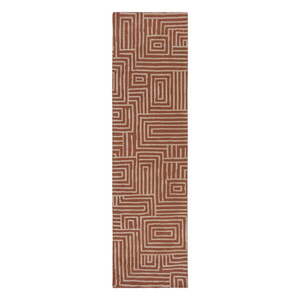 Terrakotta színű futószőnyeg 80x300 cm Kylo – Flair Rugs kép