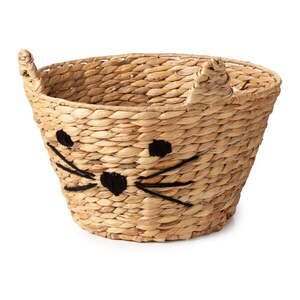 Natúr színű vízijácint játéktároló kosár ø 35x26 cm Cat – Compactor kép
