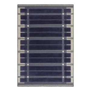 Sötétkék-bézs kézi szövésű gyapjú szőnyeg 200x290 cm – Asiatic Carpets kép